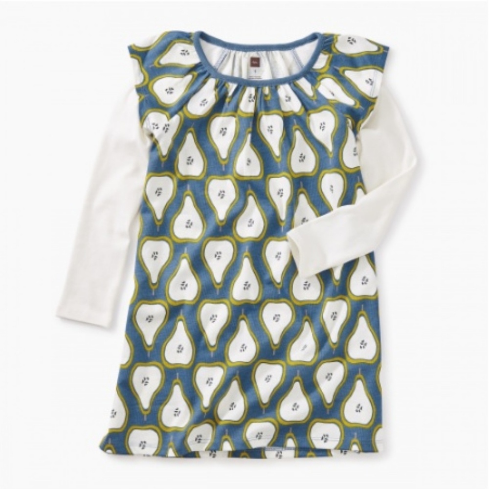 NWT Tea Collection Peck of Pears Dress, size 5